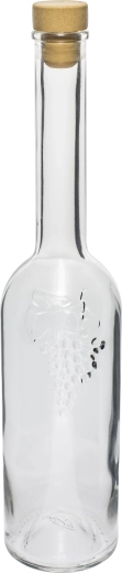 Glazen fles DOLCETO 500 ml met stop
