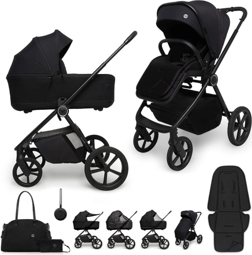 Muuvo One combiwagen 2-in-1 negro