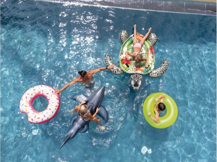 Comfortabel oppervlak om te liggen en te spelen