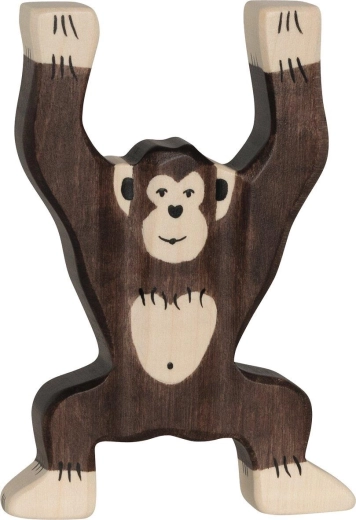 Staande chimpansee
