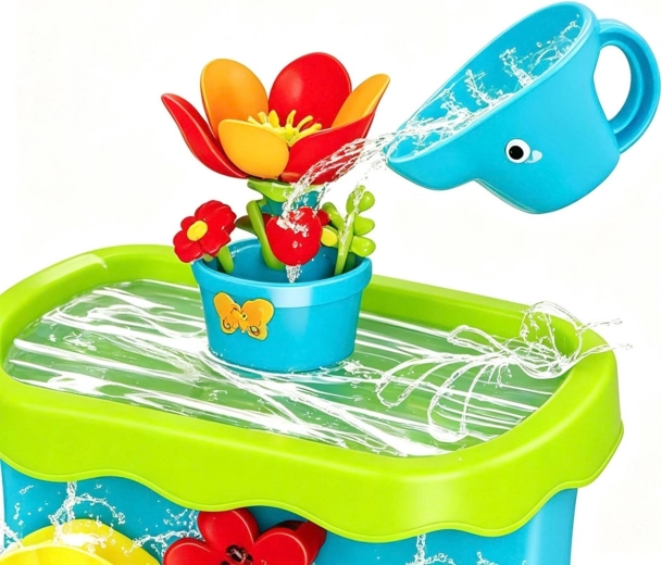 Spelen met water en zand