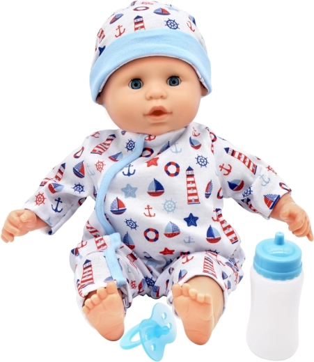 Panenka Dolls World Miminko Baby Joy blauw 38 cm