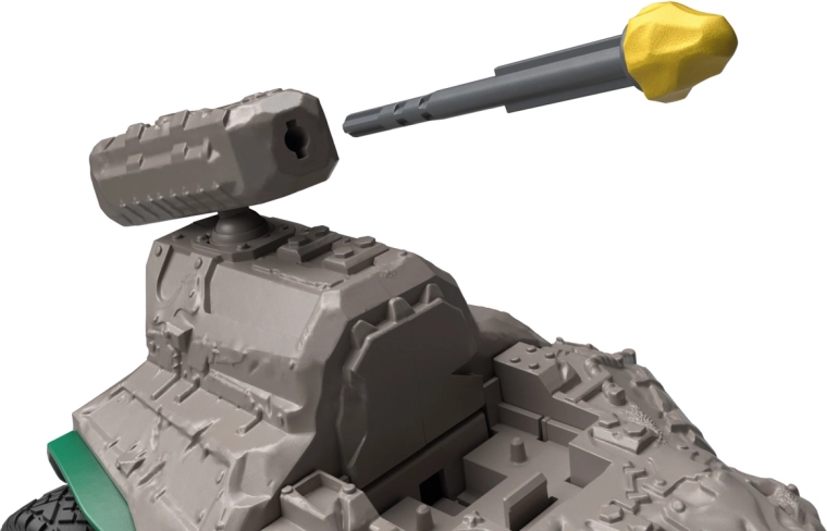 Draaibare launcher met projectielen