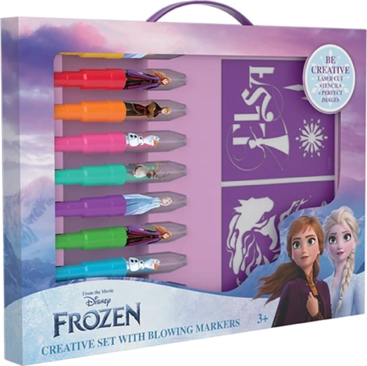 Creatieve set met blaasstiften Frozen