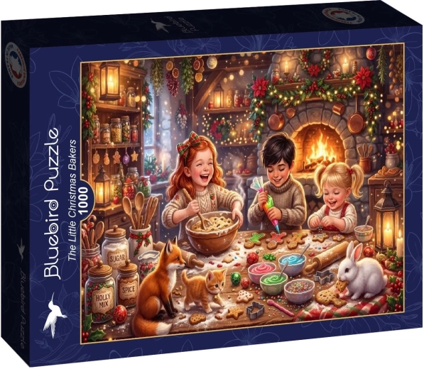 BLUEBIRD puzzel Kleine kerstbakkers 1000 stukjes