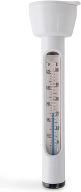 Thermometer meegeleverd voor controle van de watertemperatuur