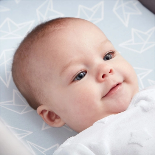 100% katoen, prettig voor de baby