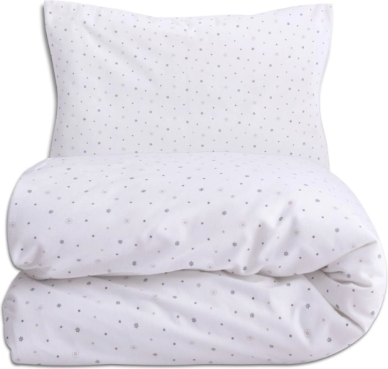Babymatex waterdicht kinderbeddengoed jersey sterretjes 100 × 135 cm + 40 × 60 cm
