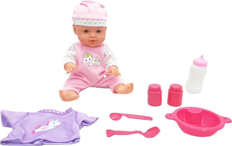 Baby met accessoires 31 cm