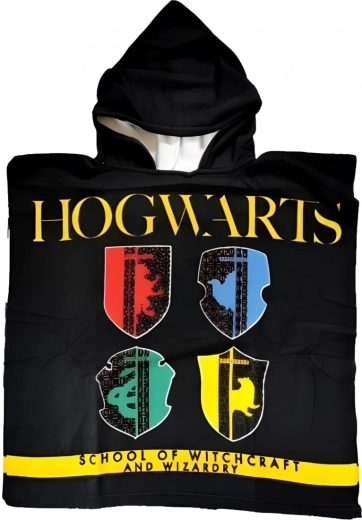Poncho met capuchon Harry Potter Hogwarts