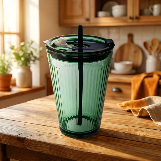 Geribbeld glas voor zekere grip