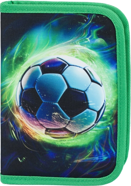 BAAGL Schooletui eenlaags Voetbal Bal groen