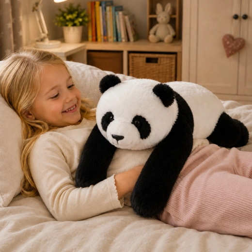 Extra grote en heerlijk knuffelbare panda (65 cm)