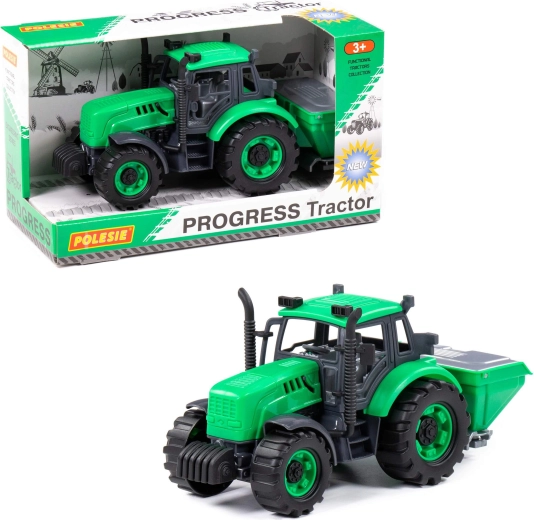 Kindertractor Progress met kunstmeststrooier - 1 stuk