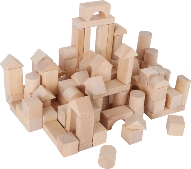 Small Foot natuurlijke houten blokken 100 stuks