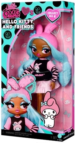 Modieuze pop L.O.L. Surprise O.M.G. Hello Kitty en My Melody - 1 stuk