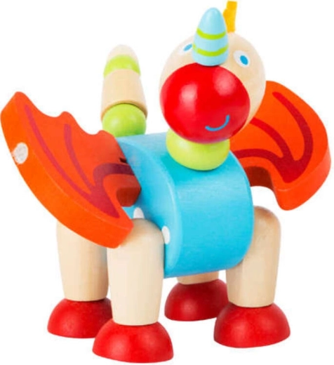 Small Foot houten figuur draak Merlin 8 cm