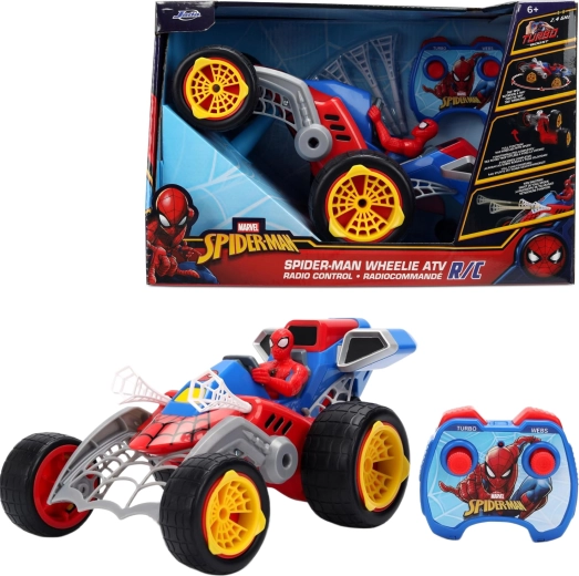 Spider-Man op afstand bestuurbare buggy met webschieten 1:20