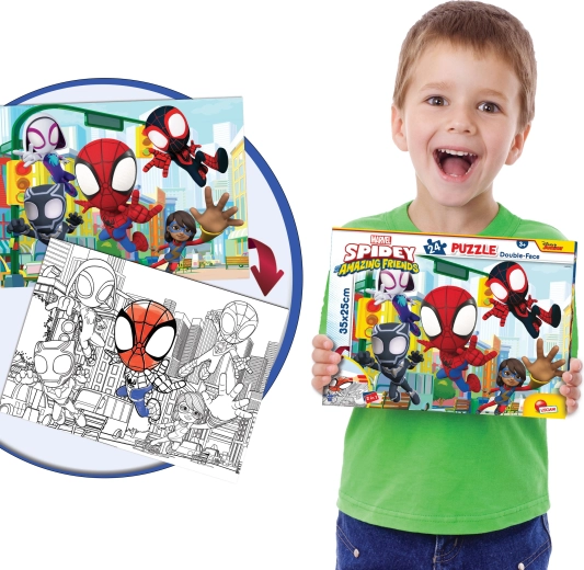 Puzzelen en kleuren in één
