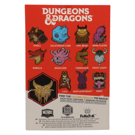 Willekeurige verzamelpin met iconische monsters