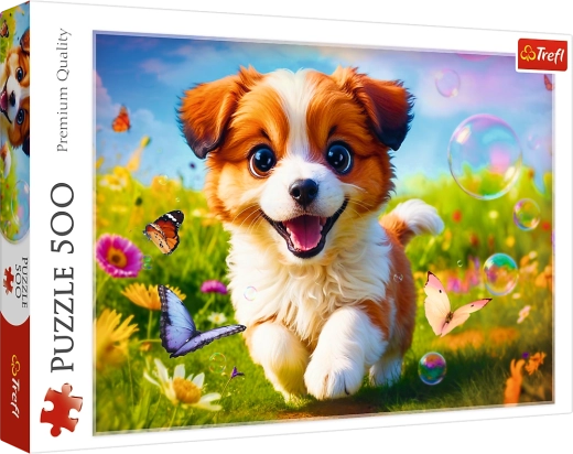 Puzzel Vrolijke hond 500 stukjes