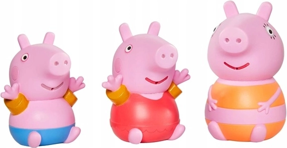 3 populaire Peppa Pig-personages in de verpakking