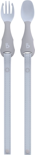 Bibado Handi kinderbestek met clip – mist