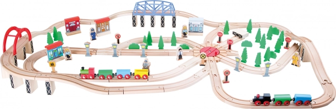 Treinbaan Spoorvervoer Small Foot 140 delen