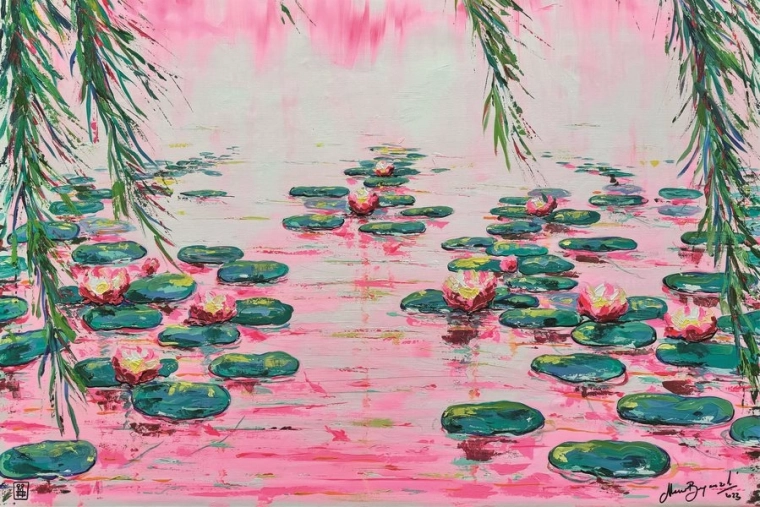 Ravensburger puzzel Meer met waterlelies 4000 stukjes