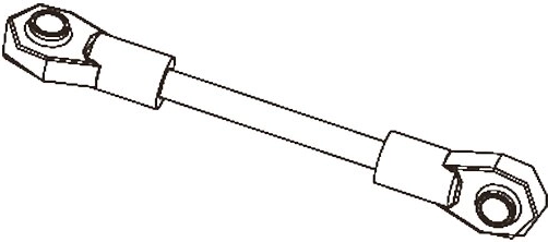 Servostang BL8 - 1 stuk