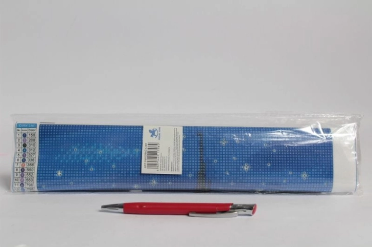 Diamantmozaïek met kasteelmotief