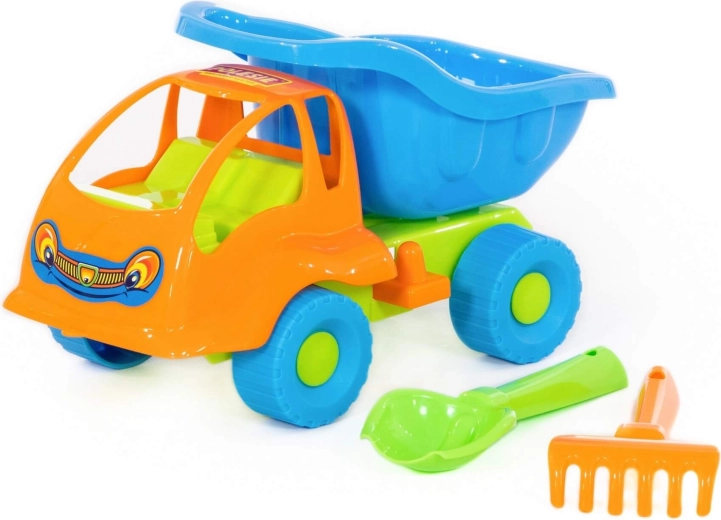 Kantelbare laadbak voor een echte “bouwplaats”