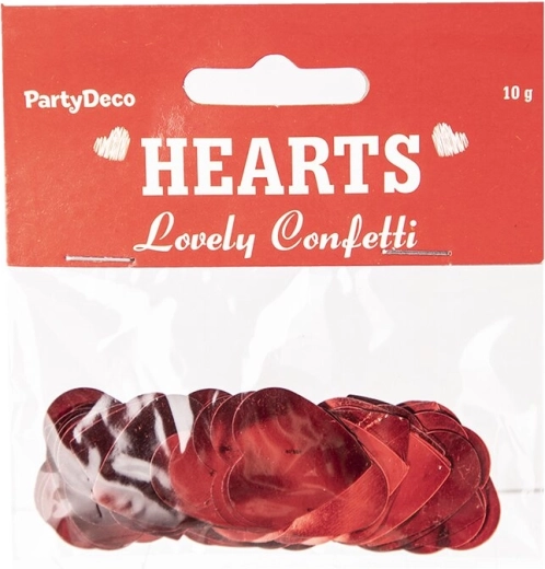 Confetti rode hartjes 10 g