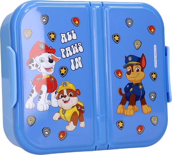 Paw Patrol snackbox eat yum repeat, 3 compartimenten - 1 stuk