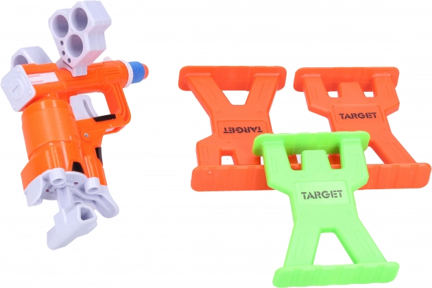Pistool met drie doelen voor kinderen