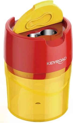 Puntenslijper met reservoir Keyroad Robby Duo oranje