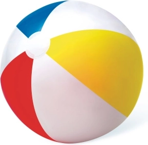 Intex glanzende opblaasbare strandbal 51 cm