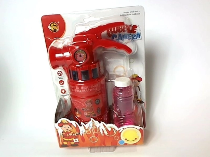 Bellenblaas in de vorm van een brandblusser