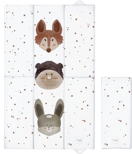 Ceba Baby reisverschoonmat Basic cute animals 80 × 50 cm