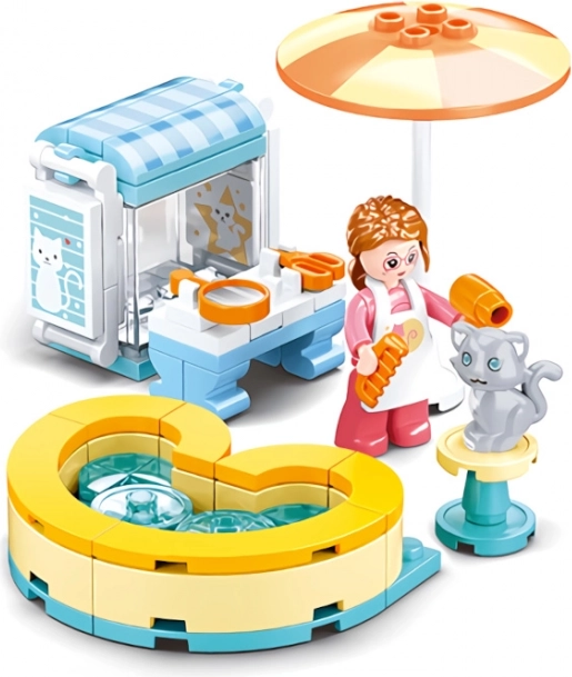 Sluban Girls Dream katten-salon bouwset