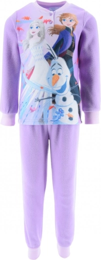 Fleecepyjama voor kinderen Disney Frozen in geschenkdoos, donkerpaars