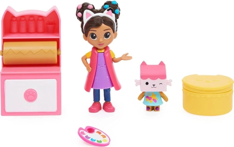 Gabby’s Dollhouse kleine speelset kunststudio