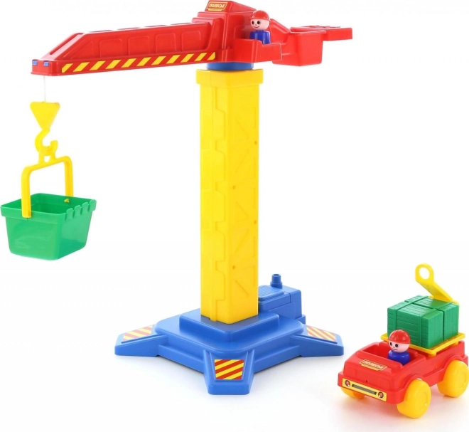 Bouwkraan + autootje