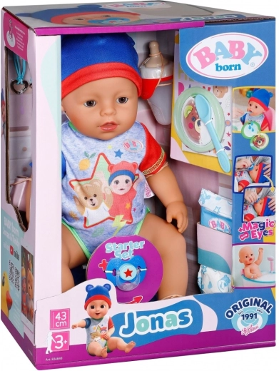 BABY born pop Jonas met 10 functies en accessoires