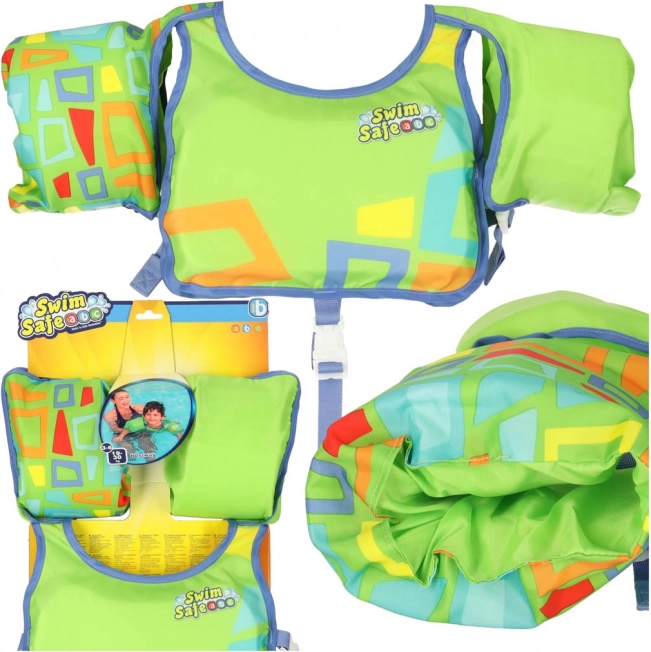 Bestway zwemvest voor kinderen van 3-6 jaar, 19-30 kg, groen