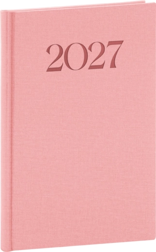 Notique weekagenda Biella 2027 roze 15 × 21 cm