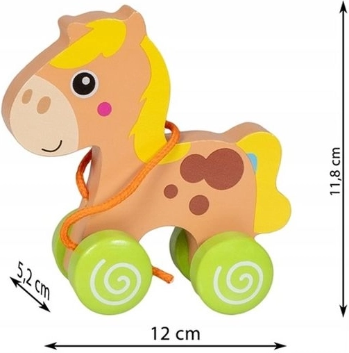 Smily Play houten trekpaardje