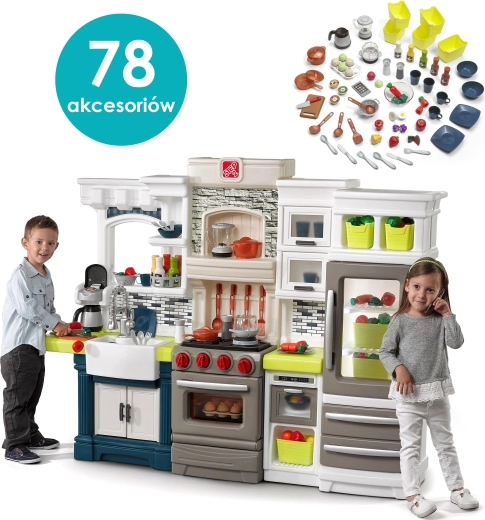 Step2 kinderkeuken Elegant Edge met accessoires