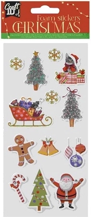CCG kerst schuimstickers