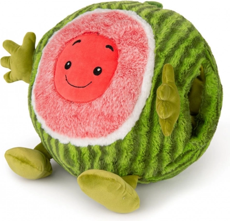 Cozy Noxxiez Meloen verwarmend pluchen kussen 3 in 1